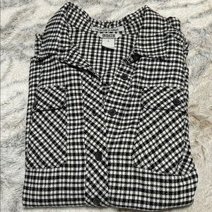 Duluth Trading Co Folklore Button-Front flannel- plaid  Print size large